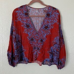Free People Oversize Boho Top, S